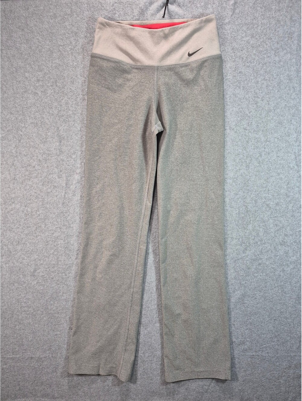 Nike Dri-FIT Straight Leg Workout Pants Gray Pink Size XS NWOT